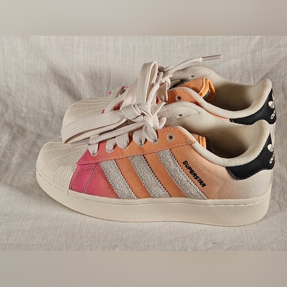 adidas gazelle silver green womens Adidas Originals Superstar Adult Trainers Peach White UK Size 5 EU Siz –  Emerald Isle Sports